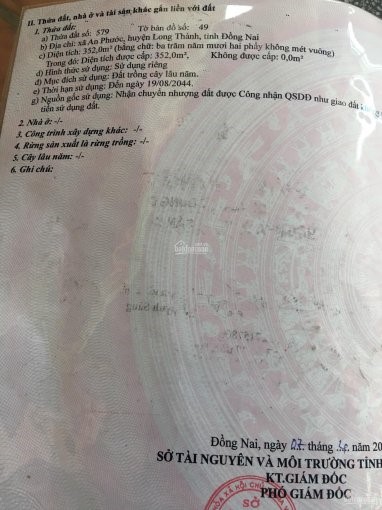 Bán đất đường quốc lộ 51, an phước, ngay khu thung lũng xanh. cổng kcn long thành, ngang 15x24m