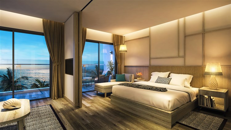 Biệt thự mặt tiền biển Melia Hamptons Hồ Tràm, Full nội thất 5sao quốc tế , Lh 0912357447