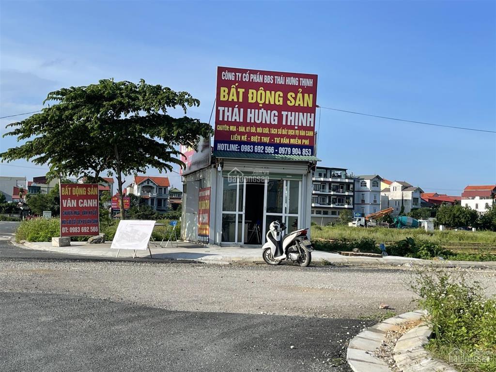 Chính chủ bán lô đất góc đẹp nhất đất dịch vụ vân canh số 743  2 có dt 57.2m2, sđ chính chủ