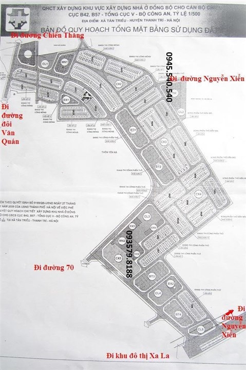 TƯ VẪN MIỄN PHÍ thông tin bán liền kề, nhà vườn, biệt thự dự án Tổng cục 5 Tân Triều