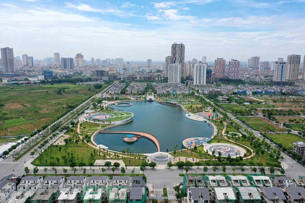 Biệt thự AN KHANG mặt đường 40m view công viên 12ha hiếm có giá hấp dẫn.Giá 1xx tỷ.LH:09378.55599