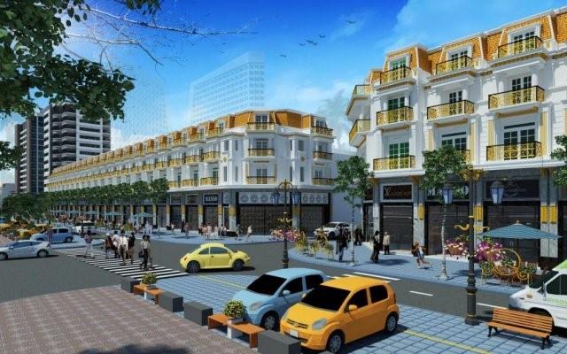 Khu nhà phố thương mại 24h