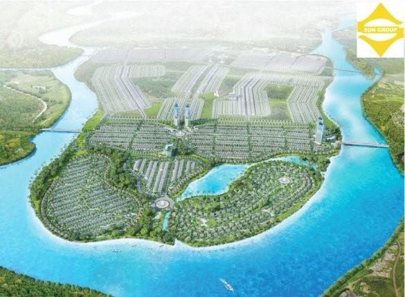 The Sun City Eco island