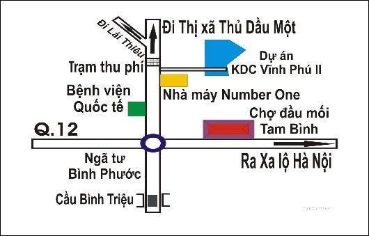 Vị trí của Khu dân cư Vĩnh Phú II | ảnh 1