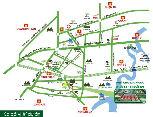 Phố chợ đa năng Cầu Tràm