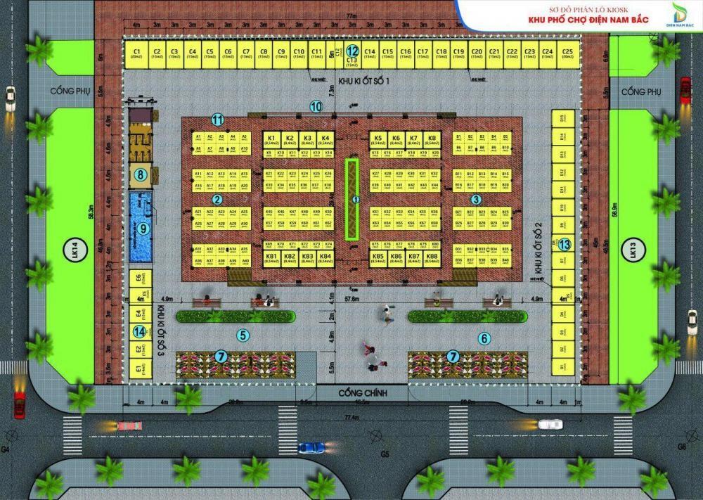 Khu phố chợ Điện Nam Bắc