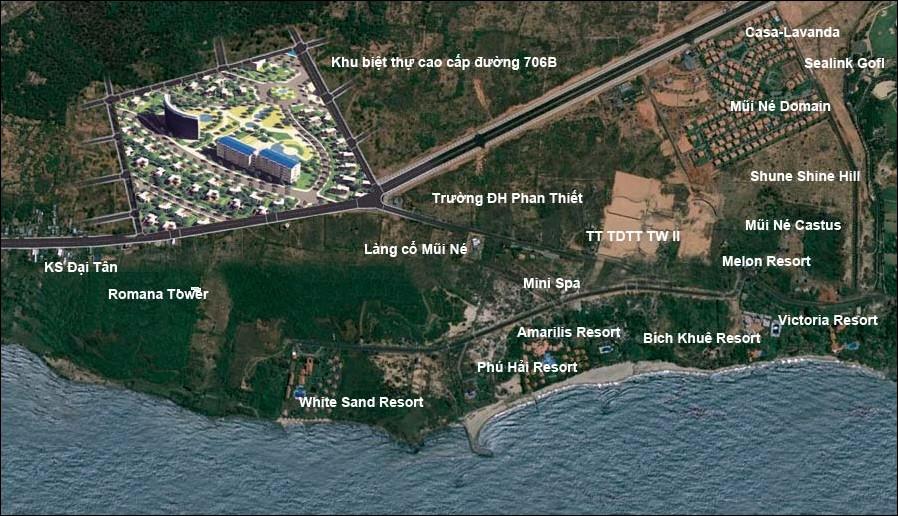 Vị trí của Khu biệt thự cao cấp ACENZA VILLAS | ảnh 1