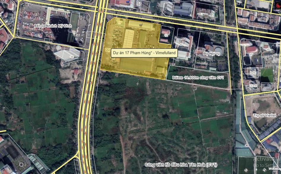 Chung cư 17 Phạm Hùng Vimefulland