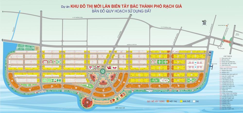 KĐTM lấn biển Tây Bắc TP. Rạch Giá