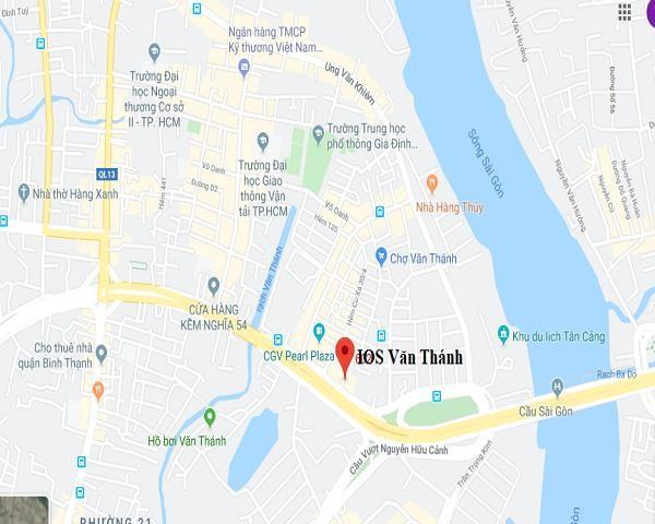 Vị trí dự án IOS Building Văn Thành