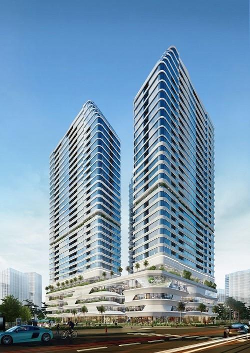 Phối cảnh tổng thể dự án King Crown Infinity