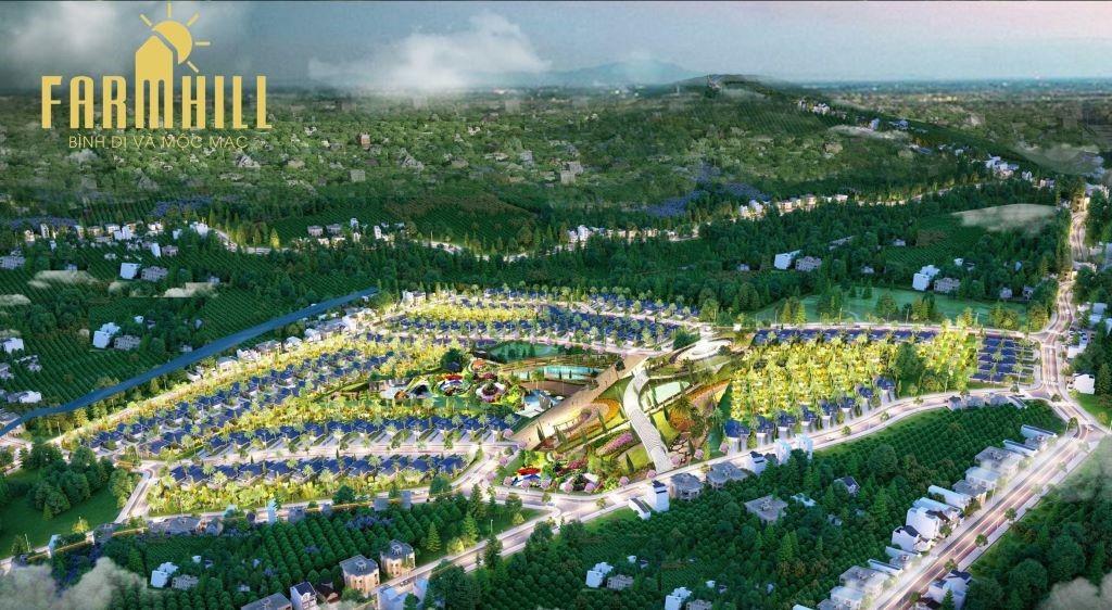 Phối cảnh tổng thể dự án Farm Hill