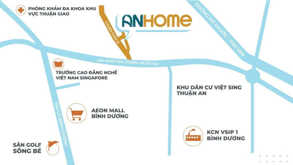 Vị trí dự án AnHome