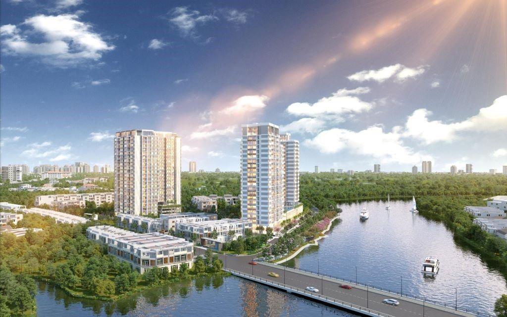 Nhà phố Precia Riverside