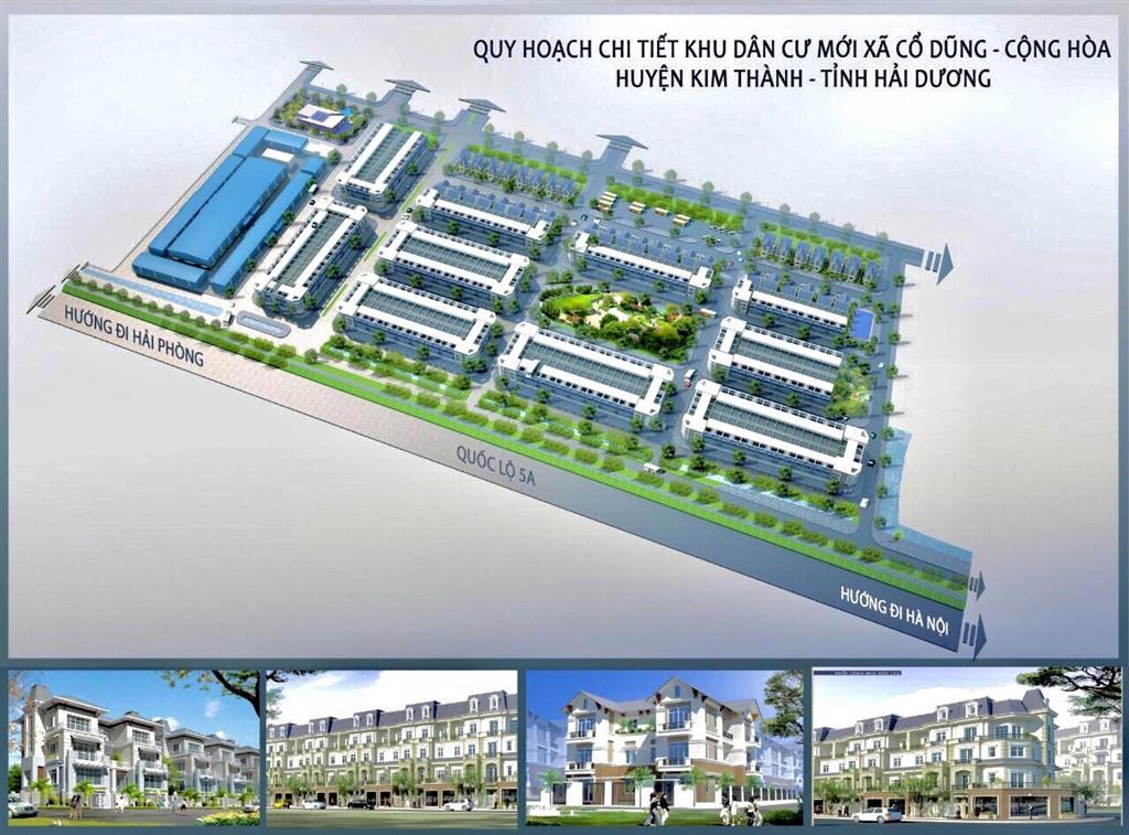 Phối cảnh khu dân cư mới Cổ Dũng