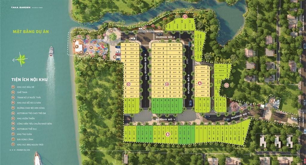 Nhà phố Taka Garden Riverside Homes