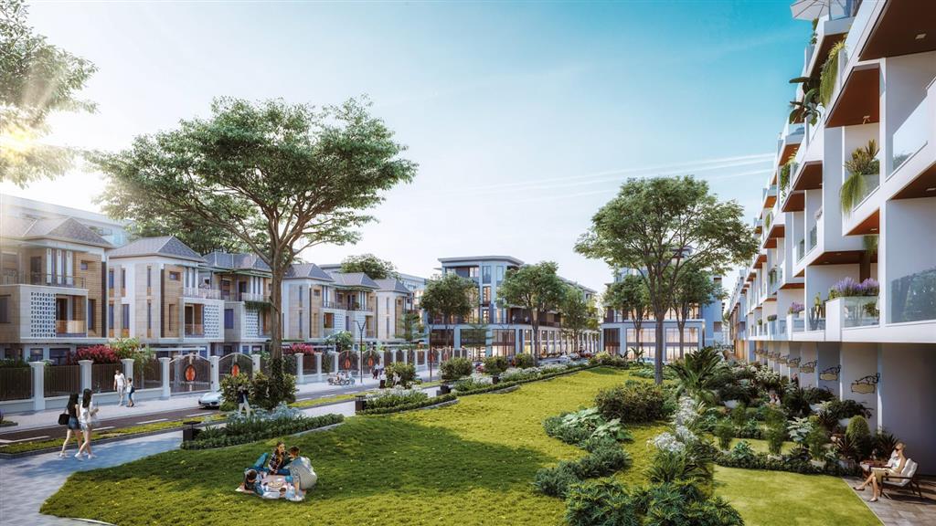 Phối cảnh tổng thể không gian nội khu dự án Quảng Hưng Central Point Phối cảnh tổng thể không gian nội khu dự án Quảng Hưng Central Point