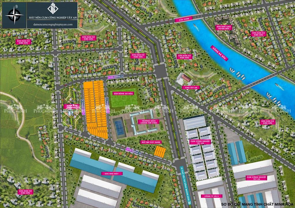 Đất nền Cụm công nghiệp Tây An
