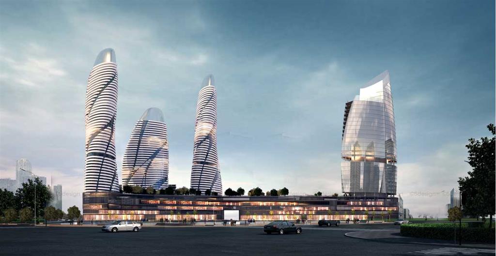 Phối cảnh tổng thể dự án Suối Tiên Plaza Phối cảnh tổng thể dự án Suối Tiên Plaza