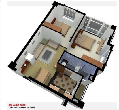 Thiết kế, mẫu nhà của Chung cư Mùa Xuân | ảnh 4